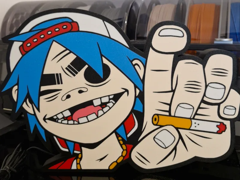 Gorillaz 2-D Lightbox