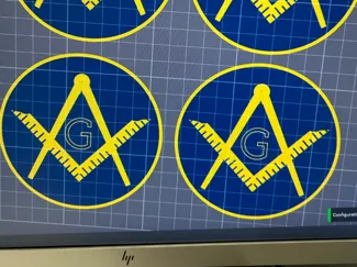 Free Mason Coaster set