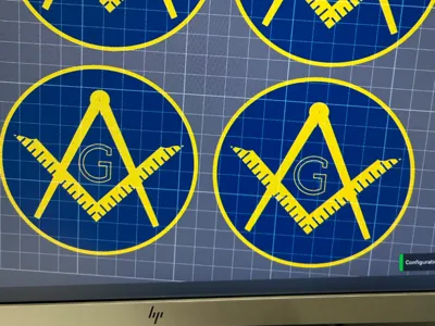 Free Mason Coaster set