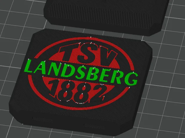 Anlaufmarkierung / Start marker with Club Logo