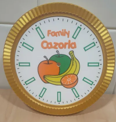 Customizable, FUNCTIONAL wall clock.