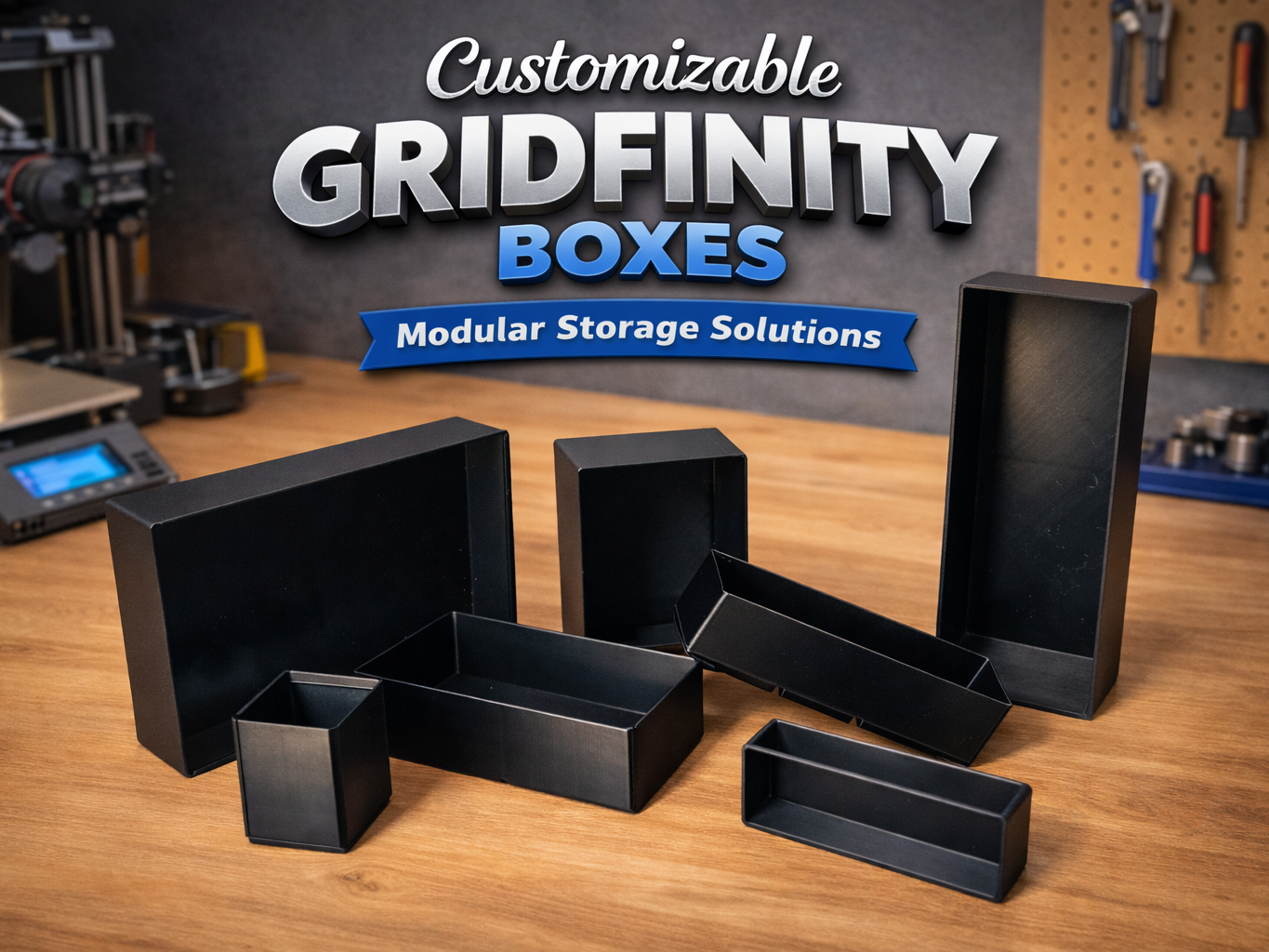 Voll anpassbare Grid Finity Box 