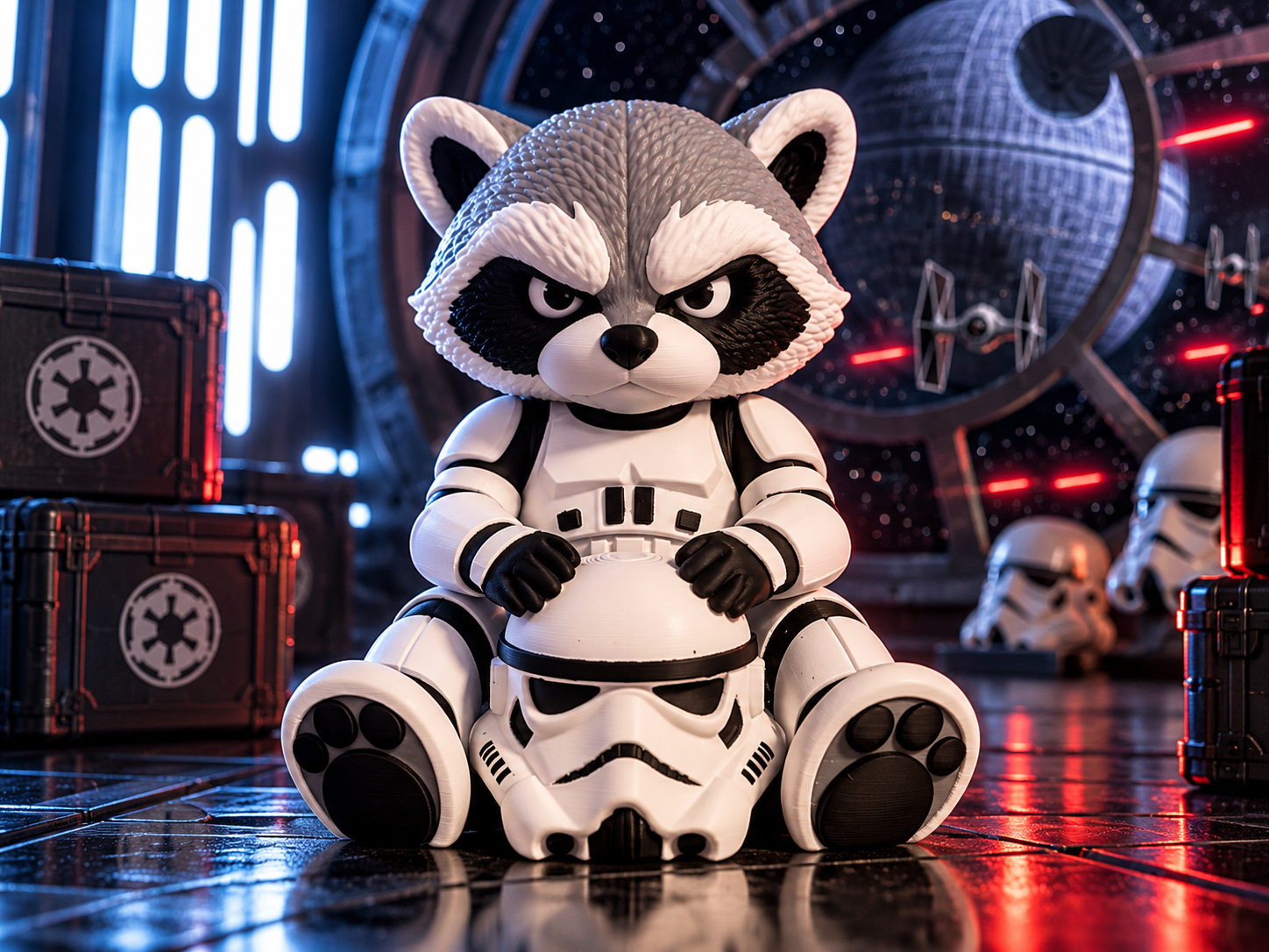 Grumpy Raccoon – Stormtrooper - 1