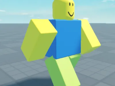 walking roblox noob