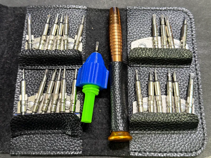 Universal 4mm Micro Bit to 1/4 Inch Hex adapter