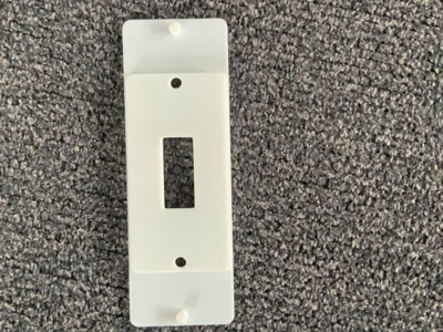 Toggle switch plate cover