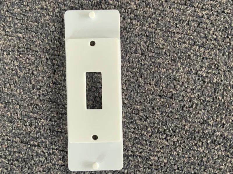 Toggle switch plate cover