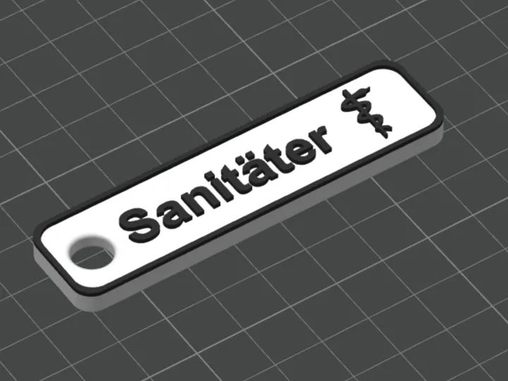 Anhänger Sanitäter