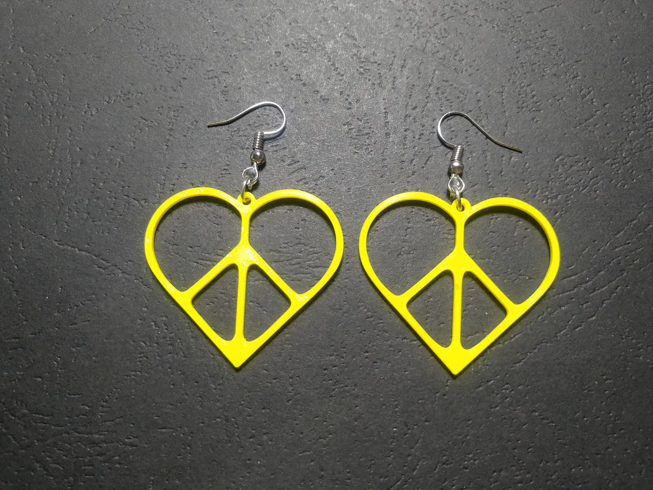 Heart of Peace Earrings view 2