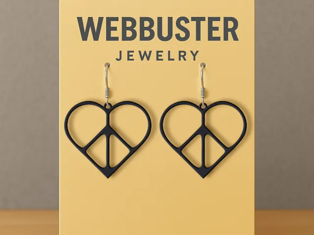 Heart of Peace Earrings