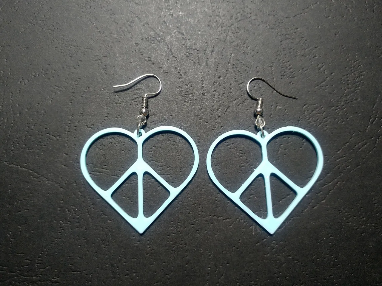Heart of Peace Earrings view 3