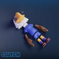 Figurine flexible Clutch, mascotte Coupe du Monde — photo 4