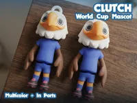 Figurine flexible Clutch, mascotte Coupe du Monde — photo 1