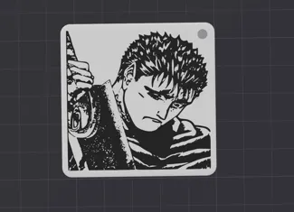 Berserk Guts keychain