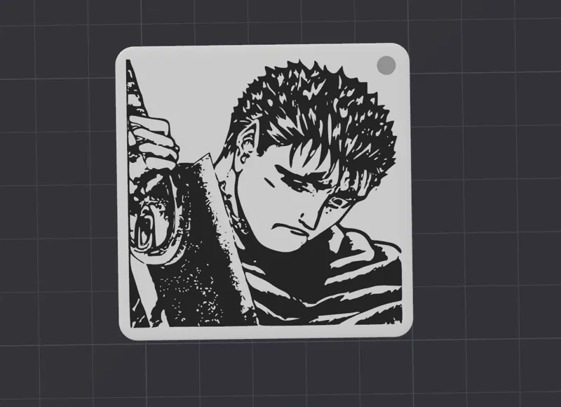 Berserk Guts keychain