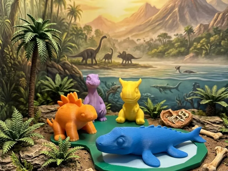 Diorama dinosauri
