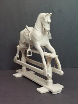 Figura decorativa: Miniature Victorian Rocking Horse — vista de referencia 4