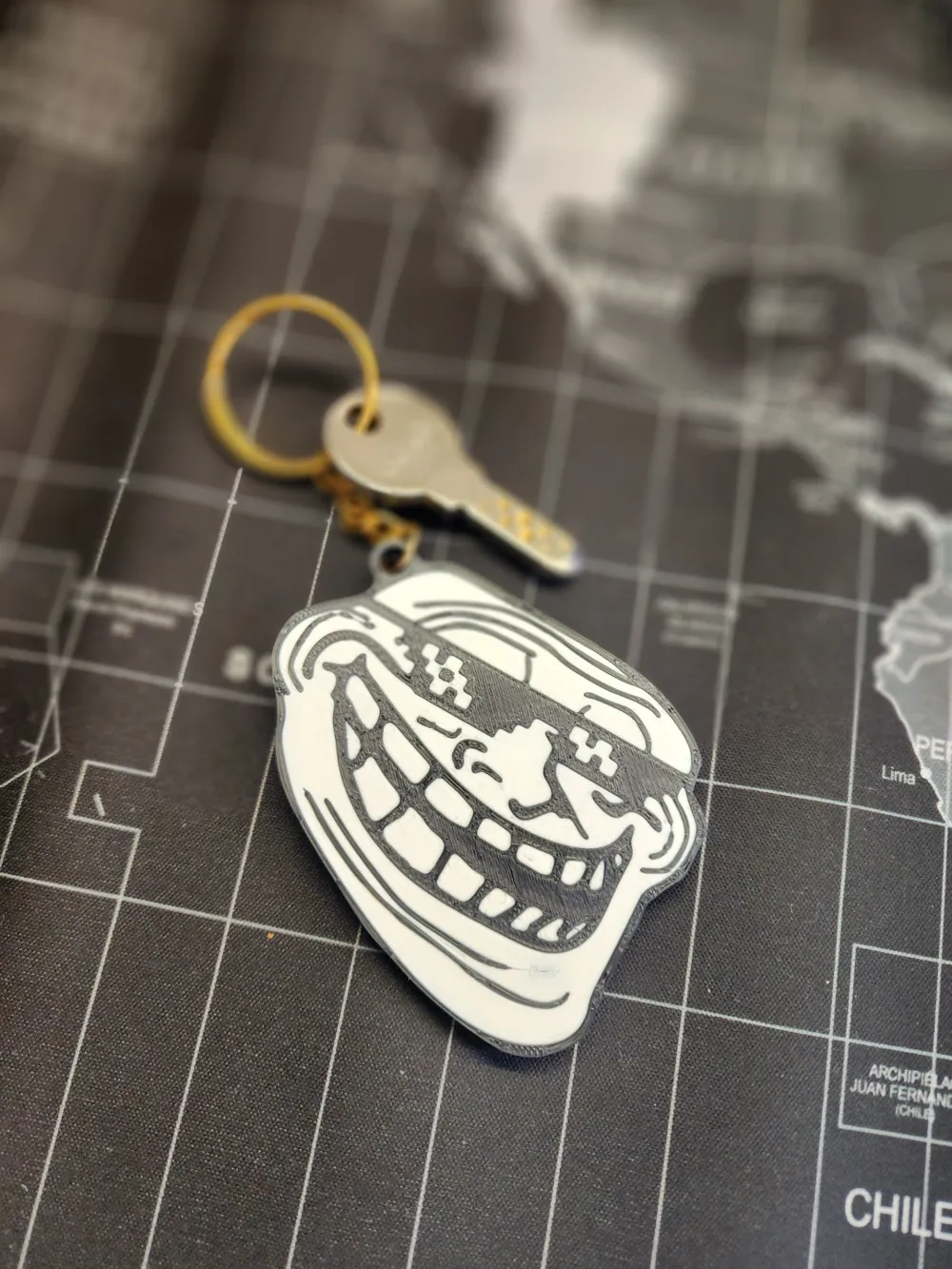 시그마 얼굴 열쇠고리 - 무료 3D 프린트 모델 - MakerWorld