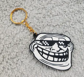 Sigma Face Keychain