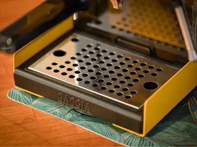 Gaggia classic stylish low profile drip tray