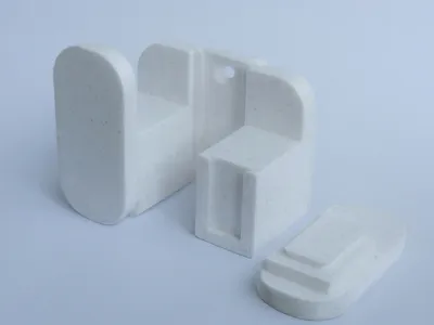 Minimalist Double Hanger with invisible screws