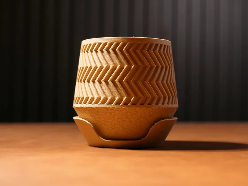 Zigva · Minimalist Zigzag Planter