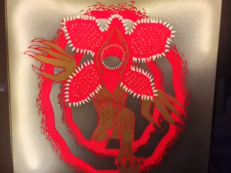 STRANGER THINGS DEMOGORGON LIGHTBOX