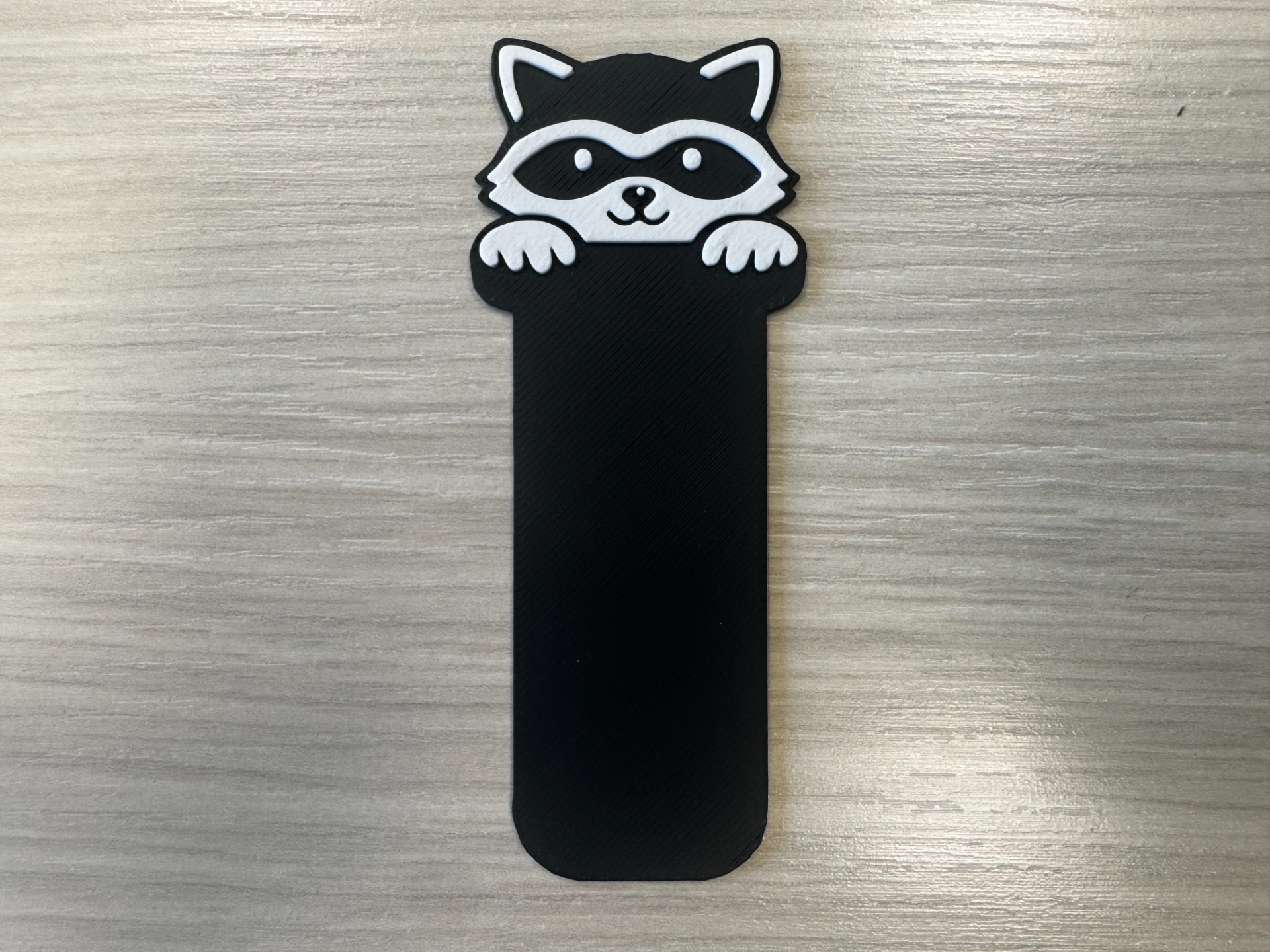 Raccoon Peek Bookmark