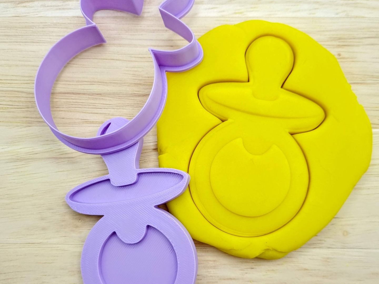 Baby Pacifier Cookie Cutter & Stamp