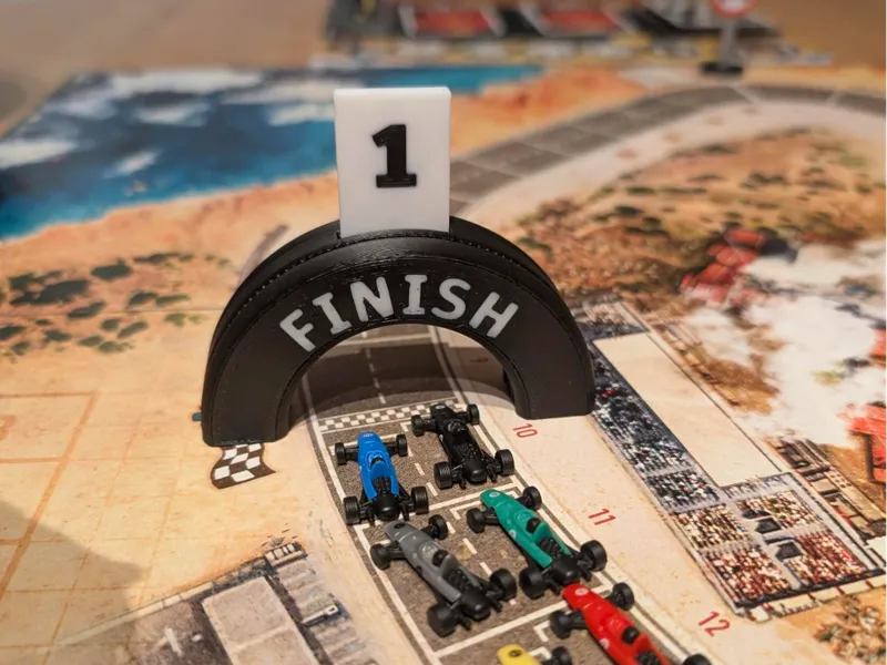 Heat - Pedal to the Metal Start-und Zielbogen