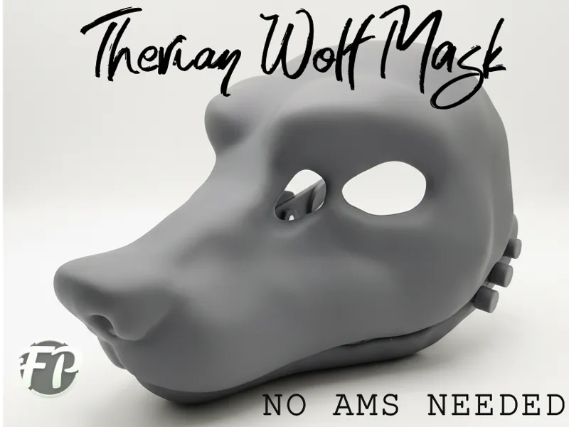 Therian Wolf Mask