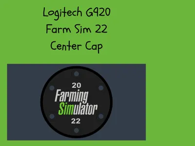 Logitech G920 Farm Sim 22 Wheel Cap 
