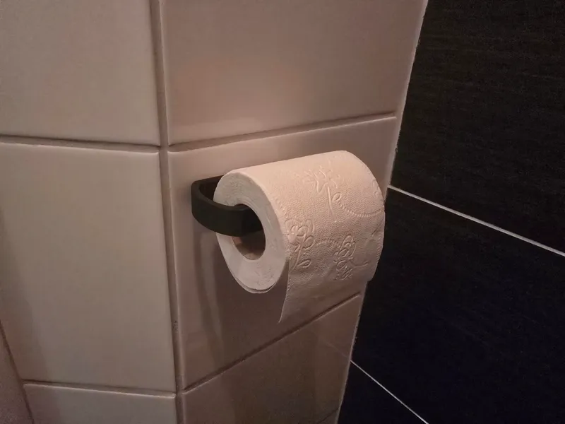 simple design 3d printed toilet rol holder