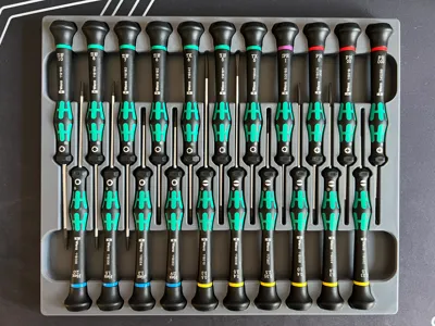 Wera Kraftform Micro Gridfinity Organizer