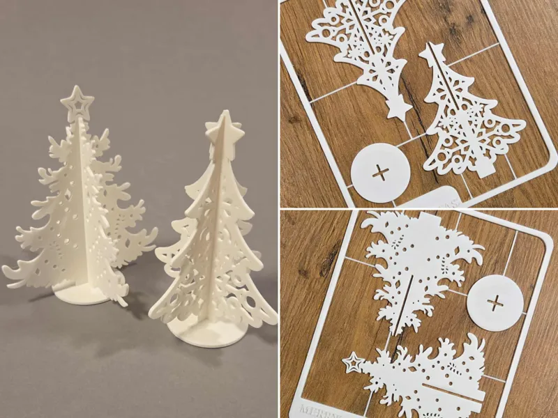 Christmas tree kit card