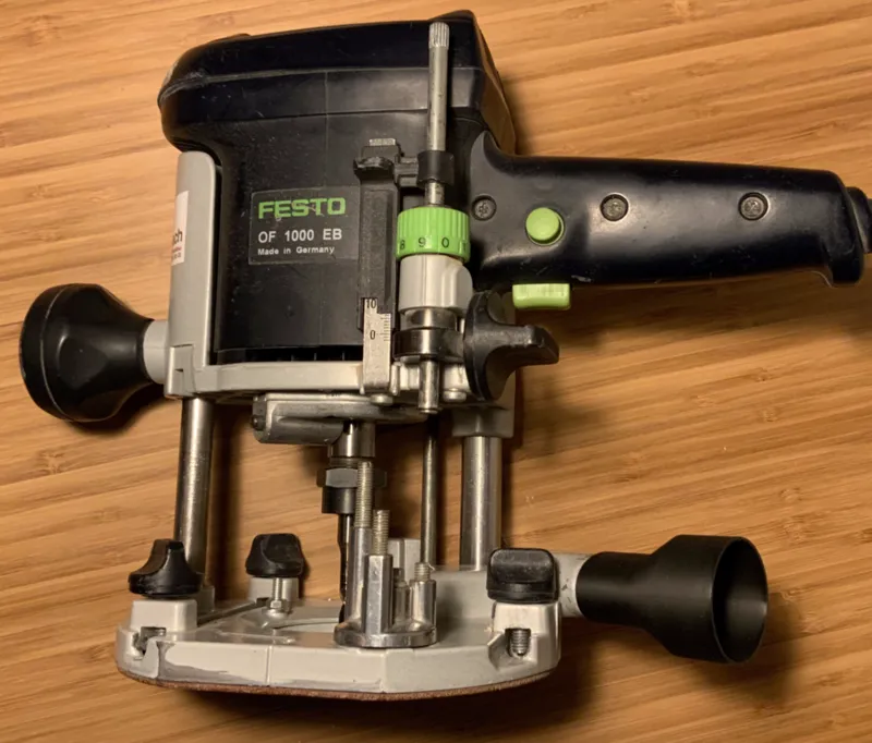 adapter for festool router suction