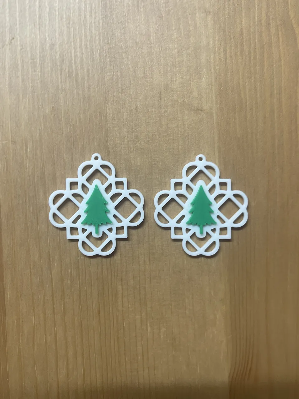 Christmas Tree Earrings view 2