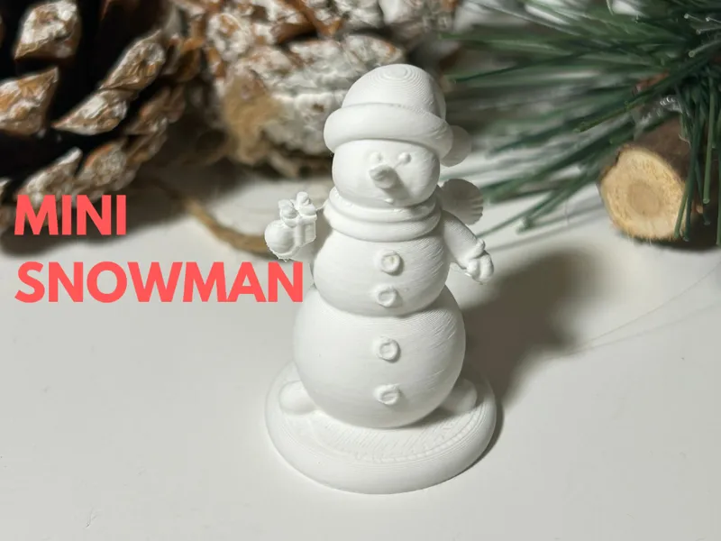 Mini Snowman – Cute Christmas Figurine