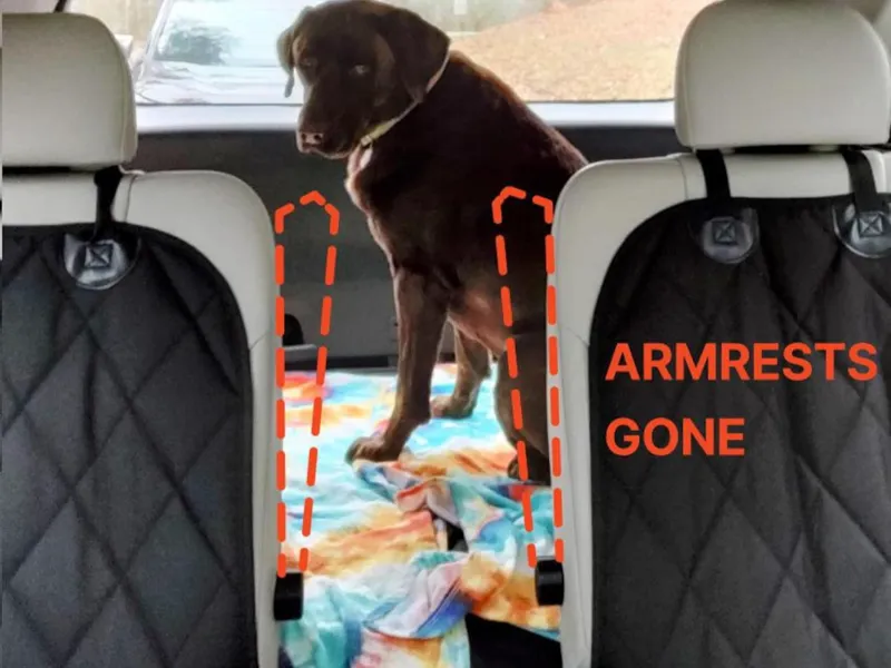 KIA Sorento (US) 2nd row armrest delete kit