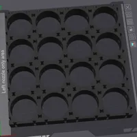4x4 Holder without base | 0.2mm layer, 2 walls, 10% infill