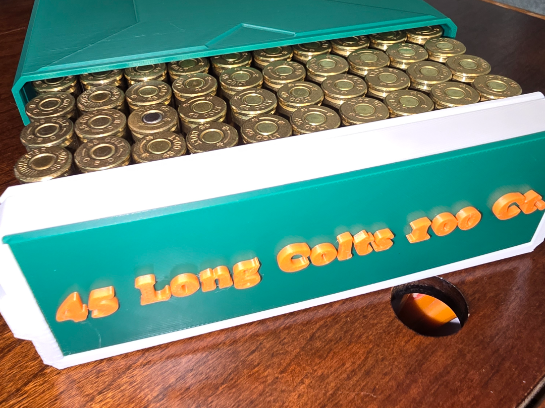 45 Long Colt Ammo Box 100 Ct.