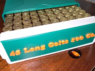 45 Long Colt Ammo Box 100 Ct.
