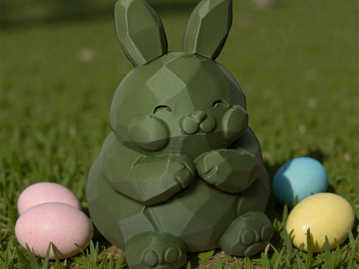 Easter Bunny Low Poly