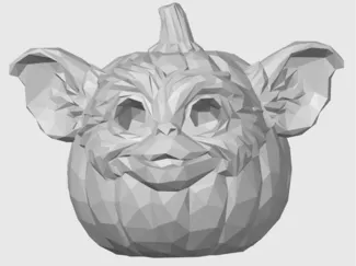 Gremlin Pumpkin Head