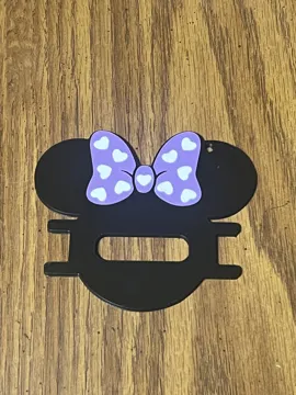 Accesorio para sujetar ligas de cabello: Minnie Mouse Heart Bow Hair Tie Holder — vista de referencia 5