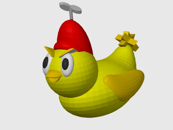 Angry duck