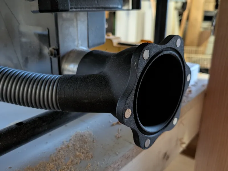 Dewalt 7492 Y coupling for blade guard hose inlet