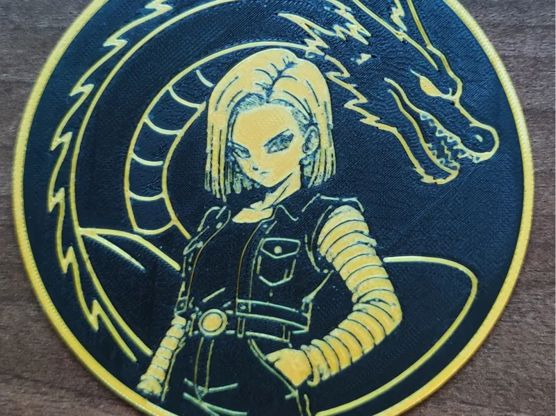 Dragon Ball Z - Android 18 Coaster
