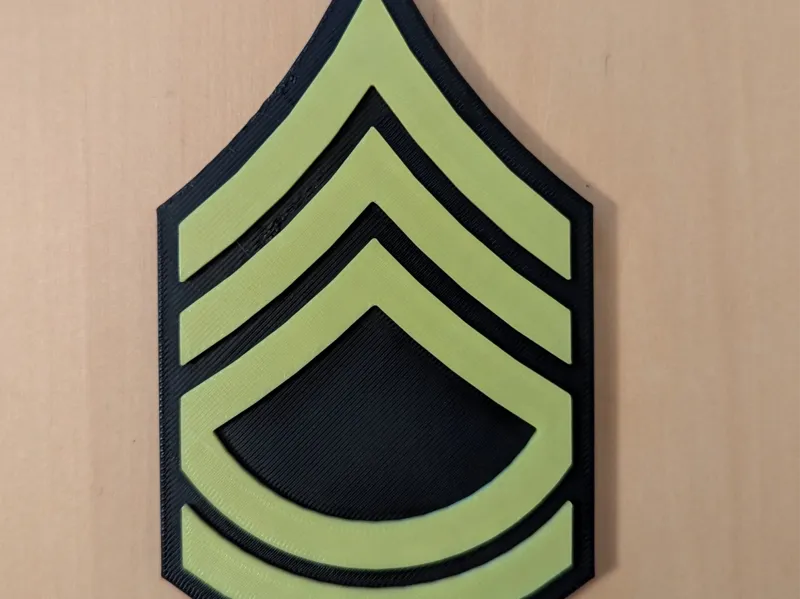 ARMY Sergeant First Class E7 Rank