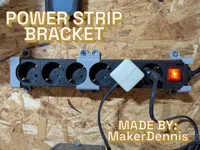 Power Strip Bracket | PLA